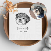 Shih Tzu Dog Personalisiert trinken Serviette
