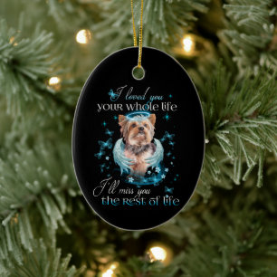 Shih Tzu Dog Pet Memorial Miss Sie Erholung des Le Keramik Ornament
