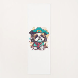 Shih Tzu Dog Pirate Yogamatte