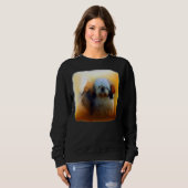Shih Tzu Dog Portrait Sweatshirt (Vorne ganz)