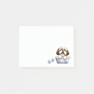 Shih Tzu Dog Post-it Klebezettel