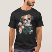 Shih Tzu Dog, puppie, how to train your human, fun T-Shirt (Vorderseite)