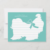 Shih-Tzu Dog Puppy Long Hair Dankeskarte (Vorderseite)