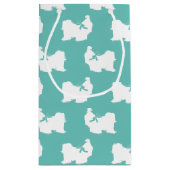 Shih-Tzu Dog Puppy Long Hair Kleine Geschenktüte (Rückseite)