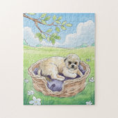 Shih tzu dog Puzzle (Vertikal)