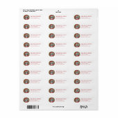 Shih Tzu Dog Return Address Labels (Vorne)
