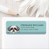 Shih Tzu Dog Return Address Labels (Insitu)