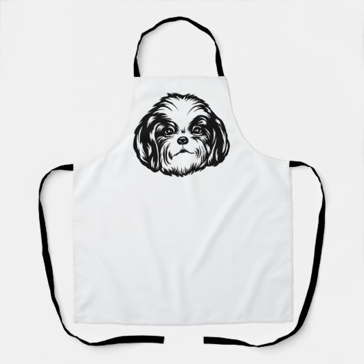 Shih Tzu Dog Schürze (Vorderseite)