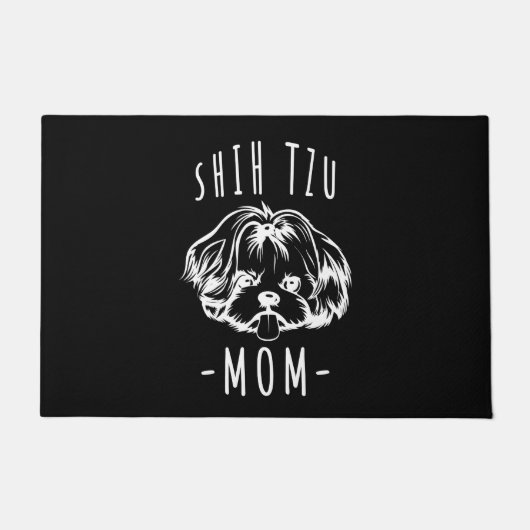 Shih Tzu Dog - Shih Tzu Mama Fußmatte (Vorderseite)