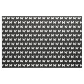 Shih Tzu Dog Silhouette Pet Stoff (Fat Quarter (45,7 x 55,9 cm))