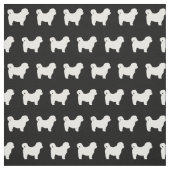 Shih Tzu Dog Silhouette Pet Stoff (Muster)