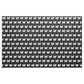 Shih Tzu Dog Silhouette Pet Stoff (Fat Quarter (45,7 x 55,9 cm))