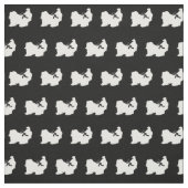 Shih Tzu Dog Silhouette Pet Stoff (Muster)