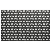 Shih Tzu Dog Silhouette Pet Stoff (Fat Quarter (45,7 x 55,9 cm))