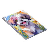 Shih Tzu Dog Spiral Notebook Notizblock (Rechte Seite)