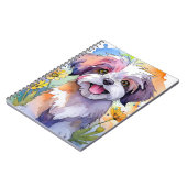 Shih Tzu Dog Spiral Notebook Notizblock (Linke Seite)