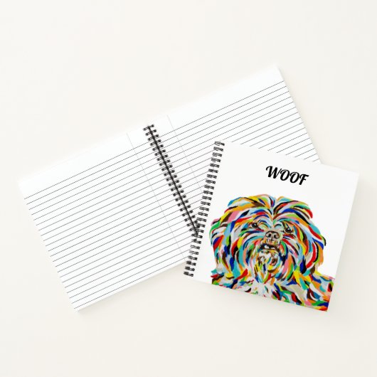 Shih Tzu Dog Square Notebook Notizblock (Innenseite)