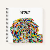 Shih Tzu Dog Square Notebook Notizblock (Vorderseite)