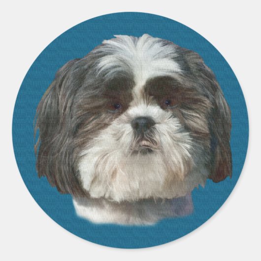 Shih Tzu Dog Sticker (Vorderseite)