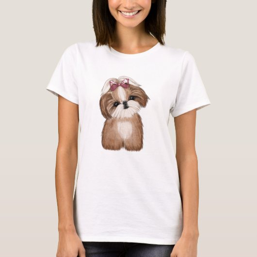 Shih Tzu Dog T-Shirt (Vorderseite)