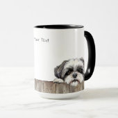 Shih Tzu Dog Tasse (VorderseiteRechts)