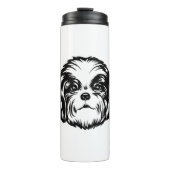 Shih Tzu Dog Thermosbecher (Vorderseite)