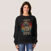 Shih Tzu Dog Vintag 12 Sweatshirt (Vorne ganz)