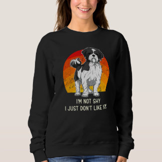 Shih Tzu Dog Vintag 30 Sweatshirt