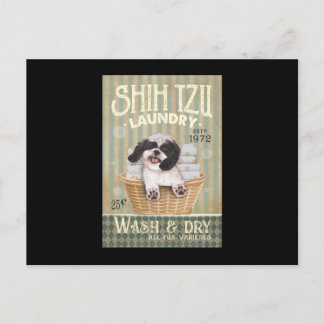Shih Tzu Dog Wäsche Niedlich Shih Tzu Life Welppy Postkarte