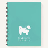 Shih Tzu Dog Welppy Teddy Bär Kurz Haar Notizblock (Vorderseite)