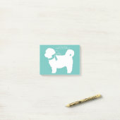 Shih Tzu Dog Welppy Teddy Bär Kurz Haar Post-it Klebezettel (Auf Schreibtisch)