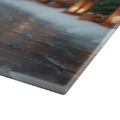 Shih Tzu Dogs Christmas Snow Holiday Schneidebrett (Ecke)