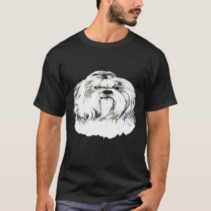 Shih Tzu Dogs Mama Dogs Papa T-Shirt
