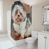 Shih Tzu Duschvorhang (Beispiel)