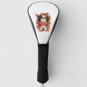 Shih Tzu Fall Dog Herbstverlassen Erntedank Golf Headcover (Vorderseite)