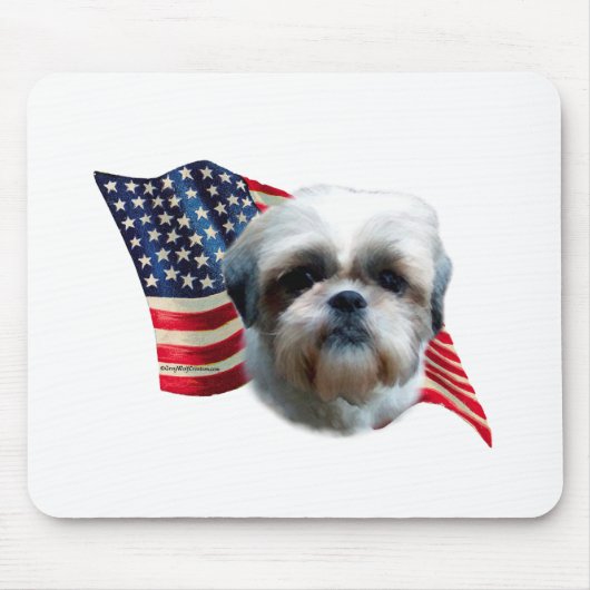 Shih Tzu Flag Mousepad (Vorne)