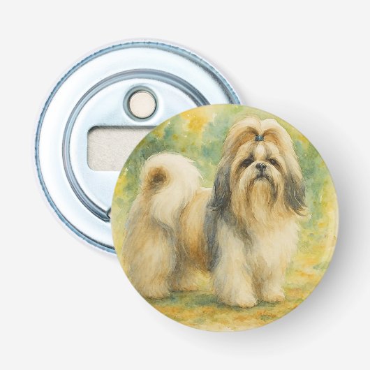 Shih Tzu Flaschenöffner (Vorderseite)
