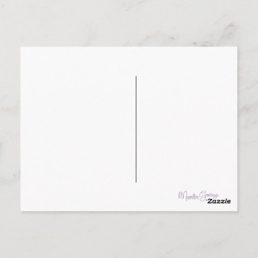 Shih Tzu Flat Iron Hair Spaß Postcard Postkarte (Rückseite)