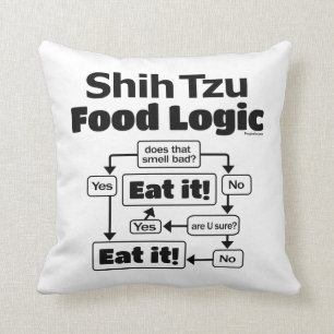 Shih Tzu Food Logic Kissen