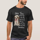 Shih Tzu füllt Ihr Leben mit Freude T-Shirt (Vorderseite)