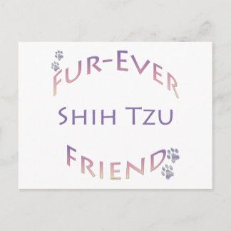 Shih Tzu Furever Friend Postkarte
