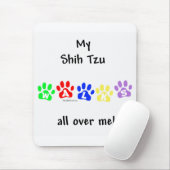 Shih Tzu geht durch Sie Mousepad (Mit Mouse)