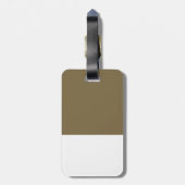 Shih Tzu Gepäckanhänger (Rückseite vertikal)