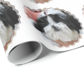 Shih Tzu Geschenkpapier (Rolleneckpunkt)