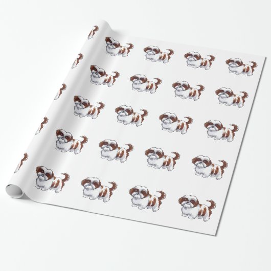 SHIH TZU GESCHENKPAPIER (Ungerollt)