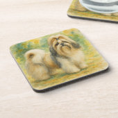 Shih Tzu Getränkeuntersetzer (Linke Seite)