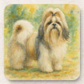 Shih Tzu Getränkeuntersetzer (Vorderseite)