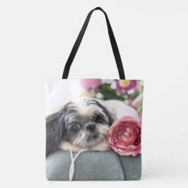 Shih Tzu Girl Large Tote Bag Tasche
