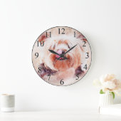 shih tzu große wanduhr (Zuhause)