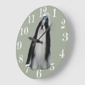 SHIH TZU GROßE WANDUHR (Winkel)